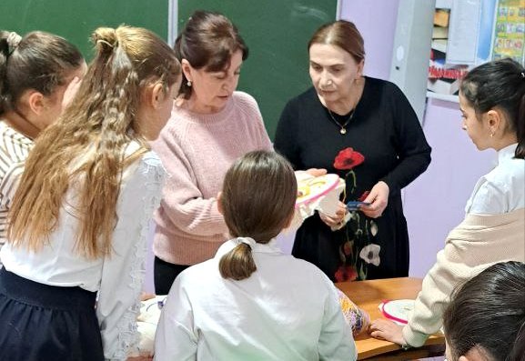Мастер-класс  «Кайтагская вышивка — шедевр народного искусства»,.
